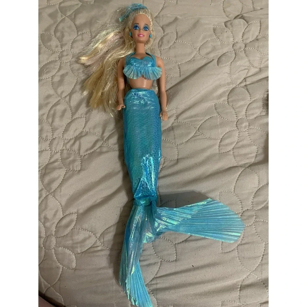 Vintage MERMAID Barbie Doll 1434 Color Changing Hair 1991 Mattel